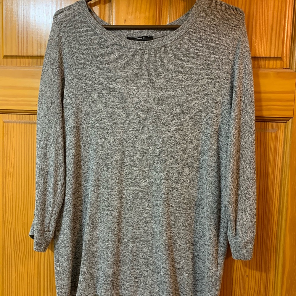 Gray sweater
